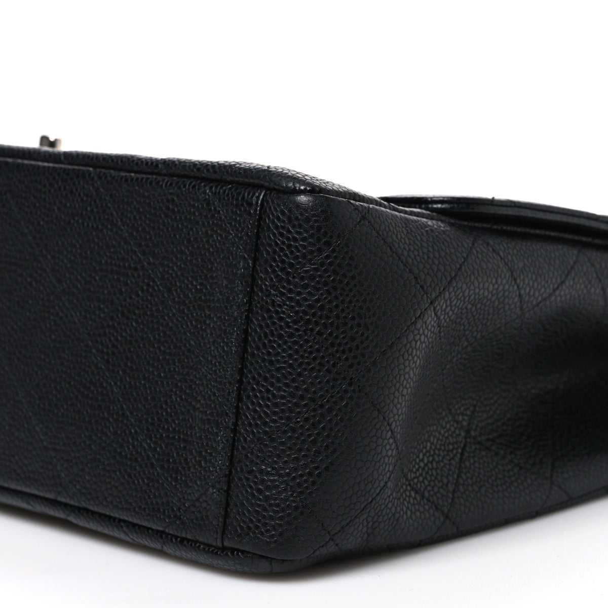 Caviar Quilted Maxi Single Flap Black