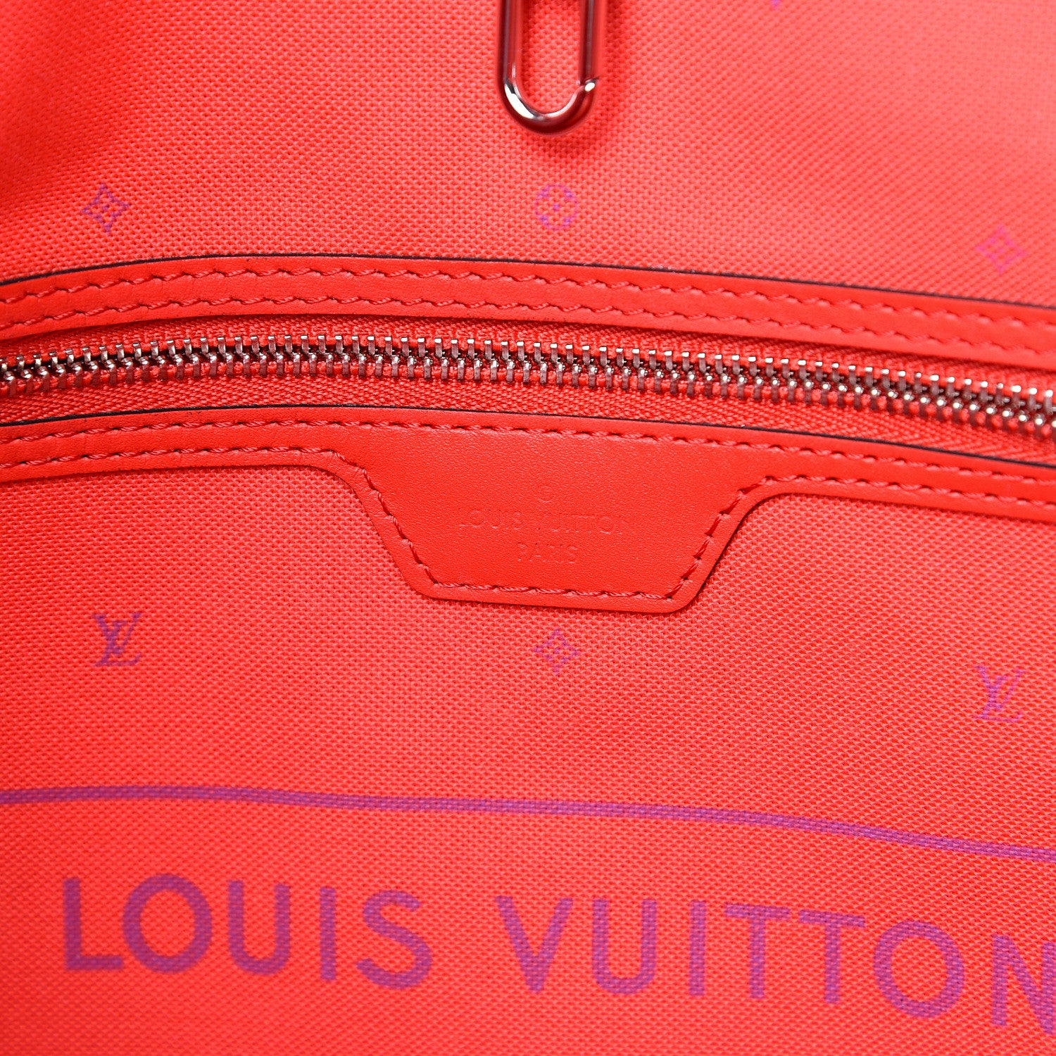 Louis Vuitton Monogram Escale Neverfull MM Rouge 5 of 10