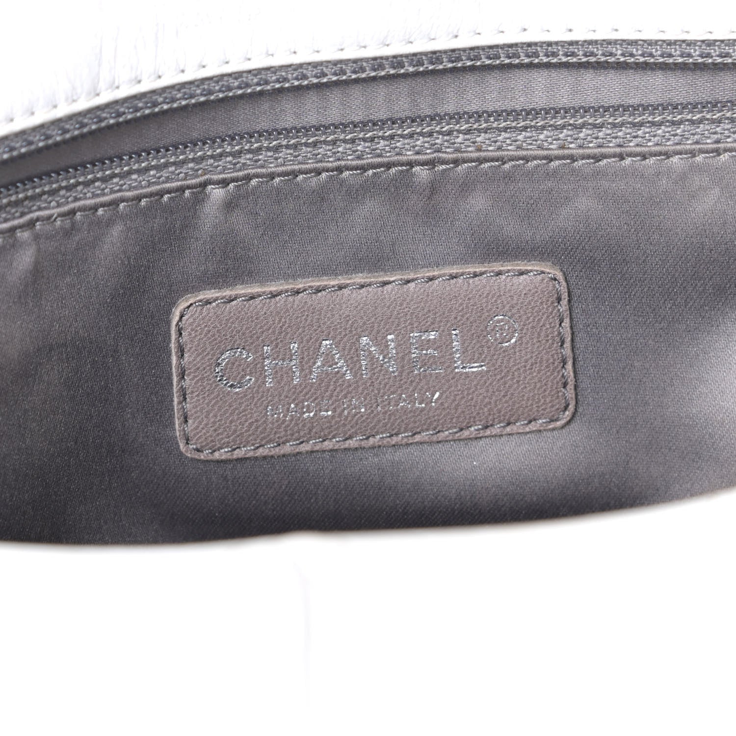 Chanel Quilted Lambskin Large Hidden Chain Flap Bag White 7 of 13