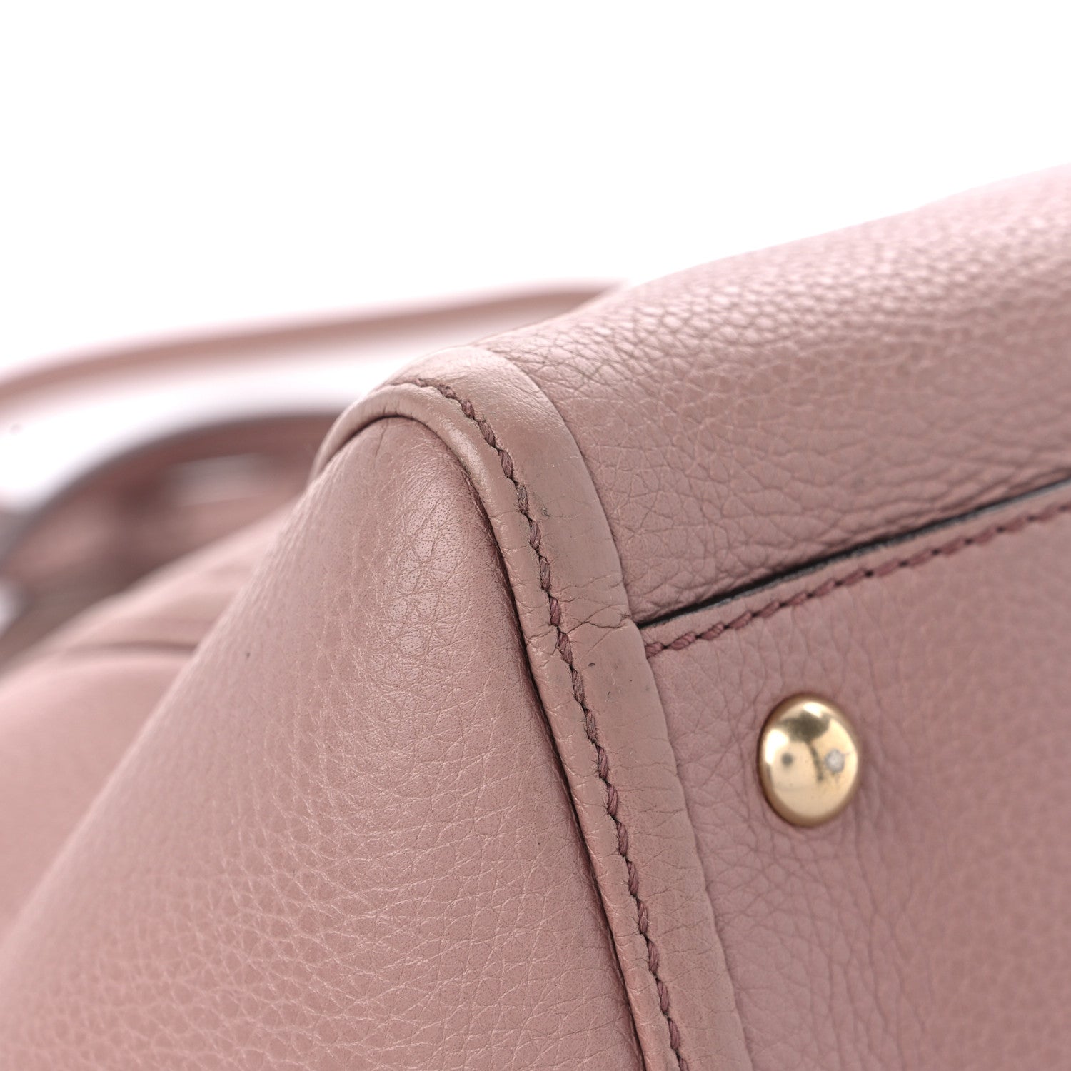 Gucci Pebbled Calfskin Small Soho Top Handle Bag Light Pink 8 of 12