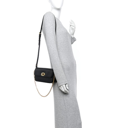 Christian Dior Box Calfskin 30 Montaigne Avenue East West Mini Bag Black 2 of 13