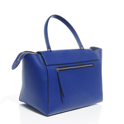 Celine Drummed Calfskin Small Belt Bag Indigo 3 of 10