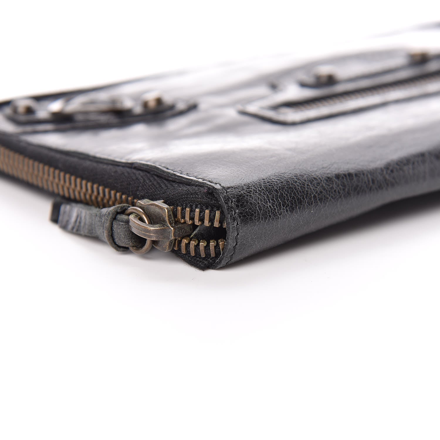 Balenciaga Agneau Classic Hardware Compagnon Wallet Black 10 of 13