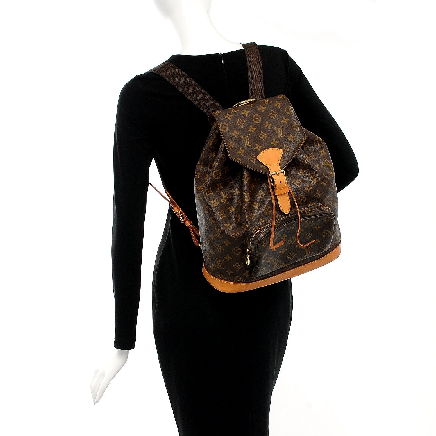 Louis Vuitton Monogram Montsouris GM Backpack 2 of 11