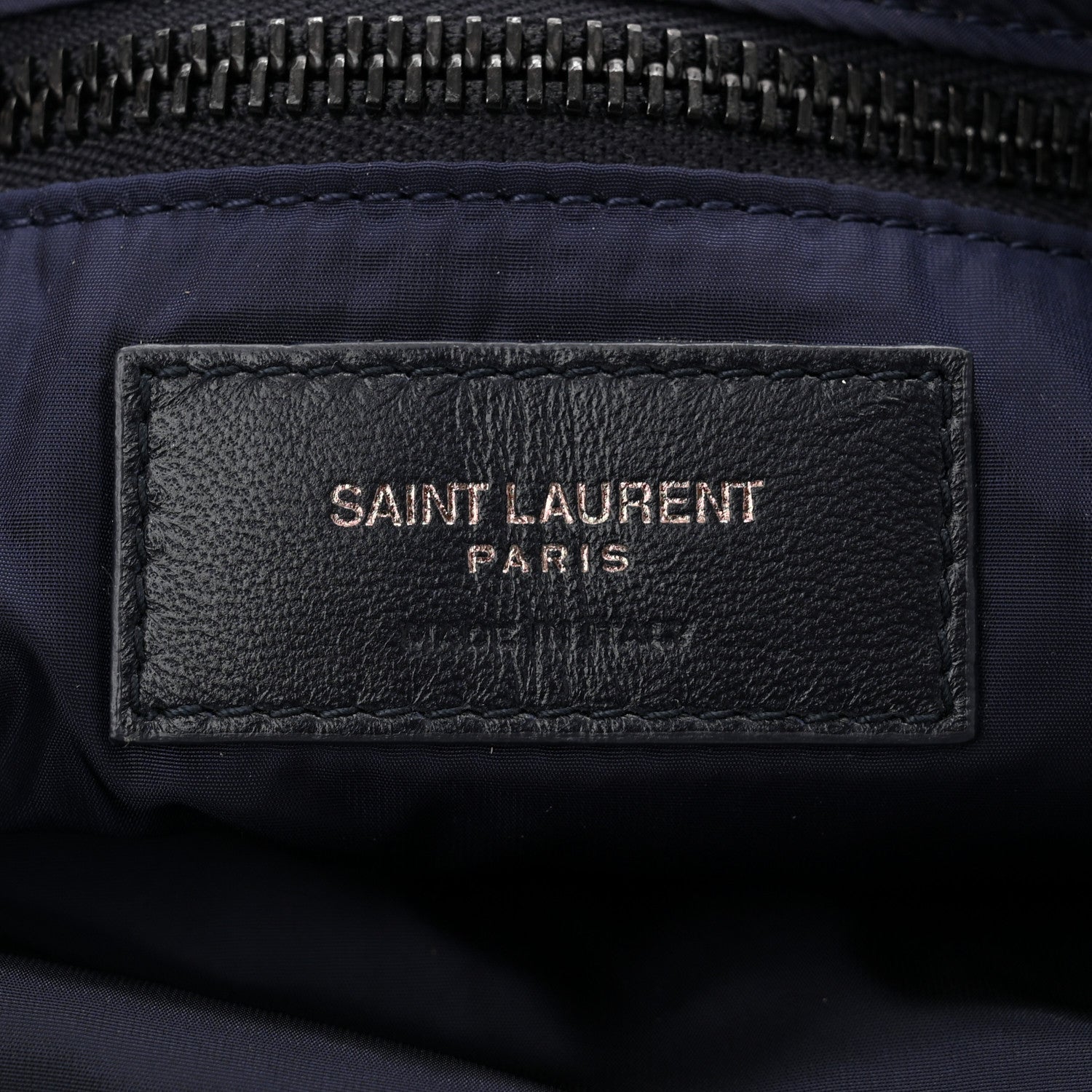 Saint Laurent Econyl Nylon Le 5 A 7 Hobo Navy 6 of 11