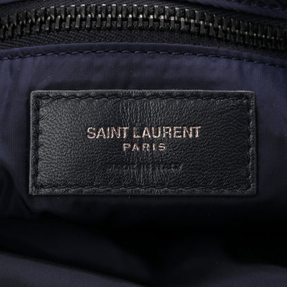 Saint Laurent Econyl Nylon Le 5 A 7 Hobo Navy 6 of 11