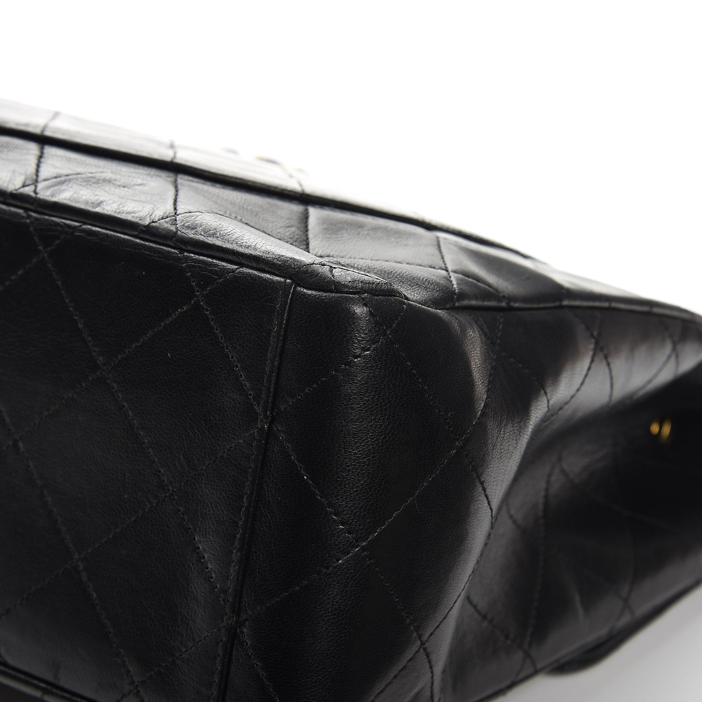 Lambskin XL Jumbo Flap Black