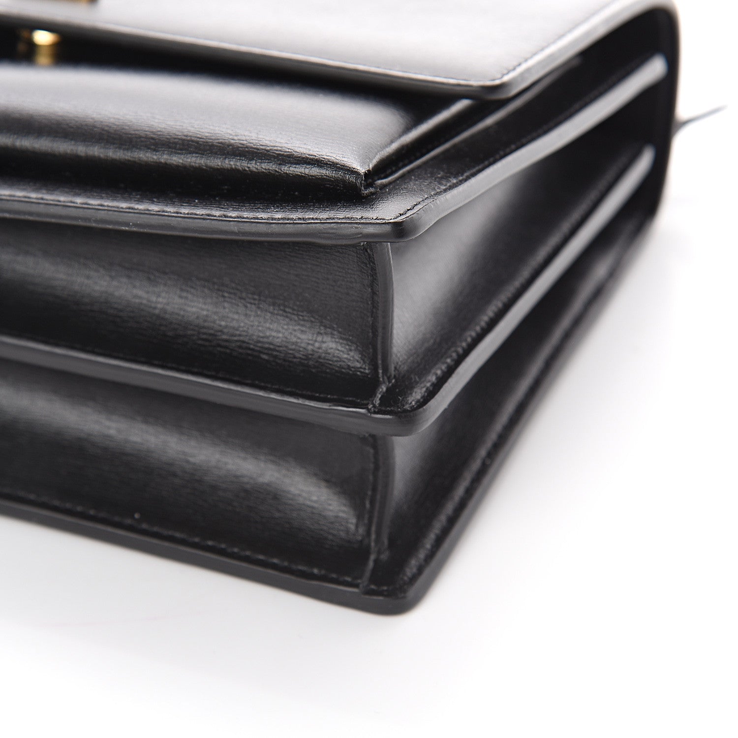 Saint Laurent Calfskin Medium Monogram Sunset Black 8 of 8