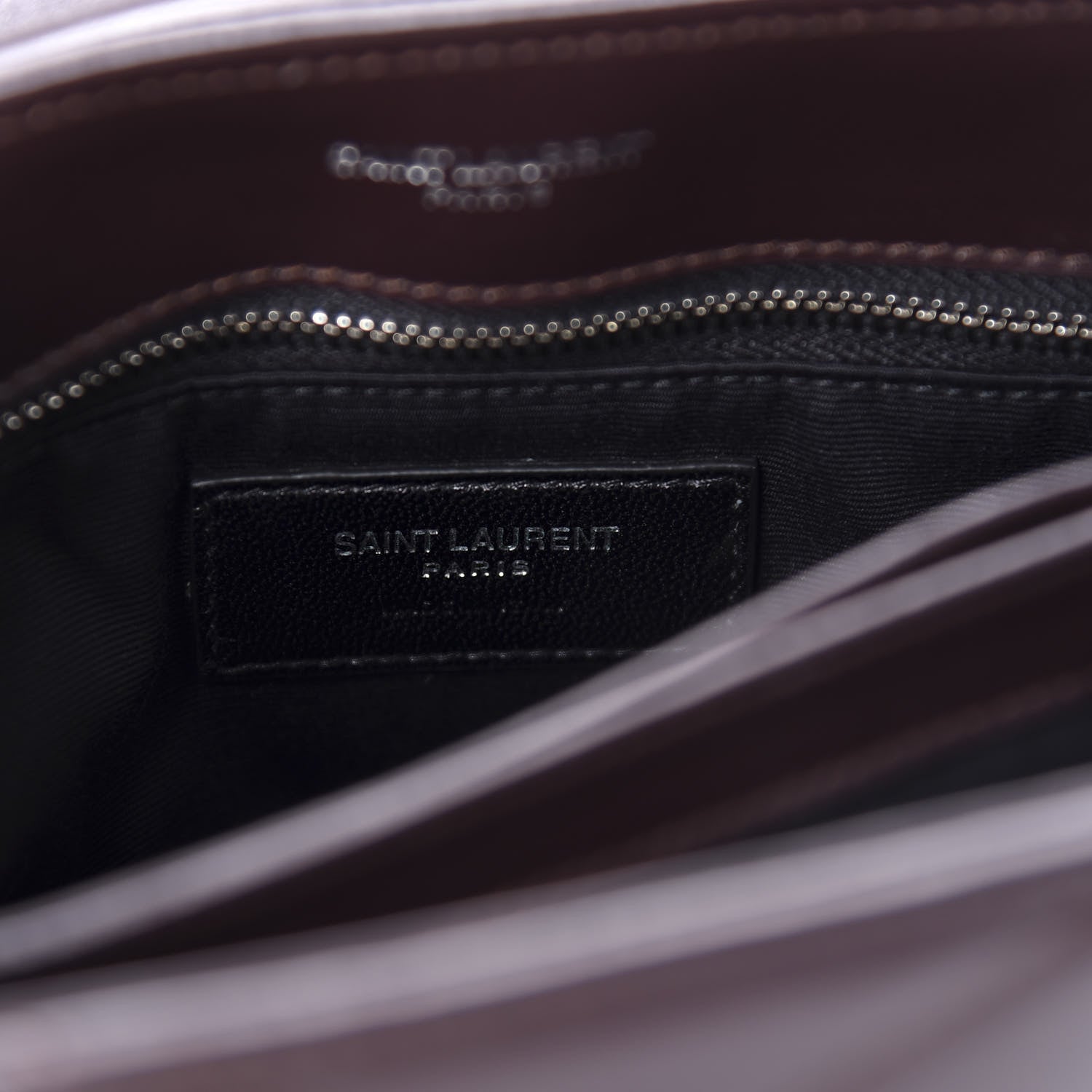 Saint Laurent Calfskin Y Quilted Monogram Toy Loulou Crossbody Bag Black Tulipe 10 of 11