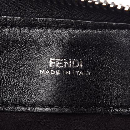 Fendi Shiny Nappa Trapuntata Small DotCom Click Top Handle Chain Satchel Black 8 of 13