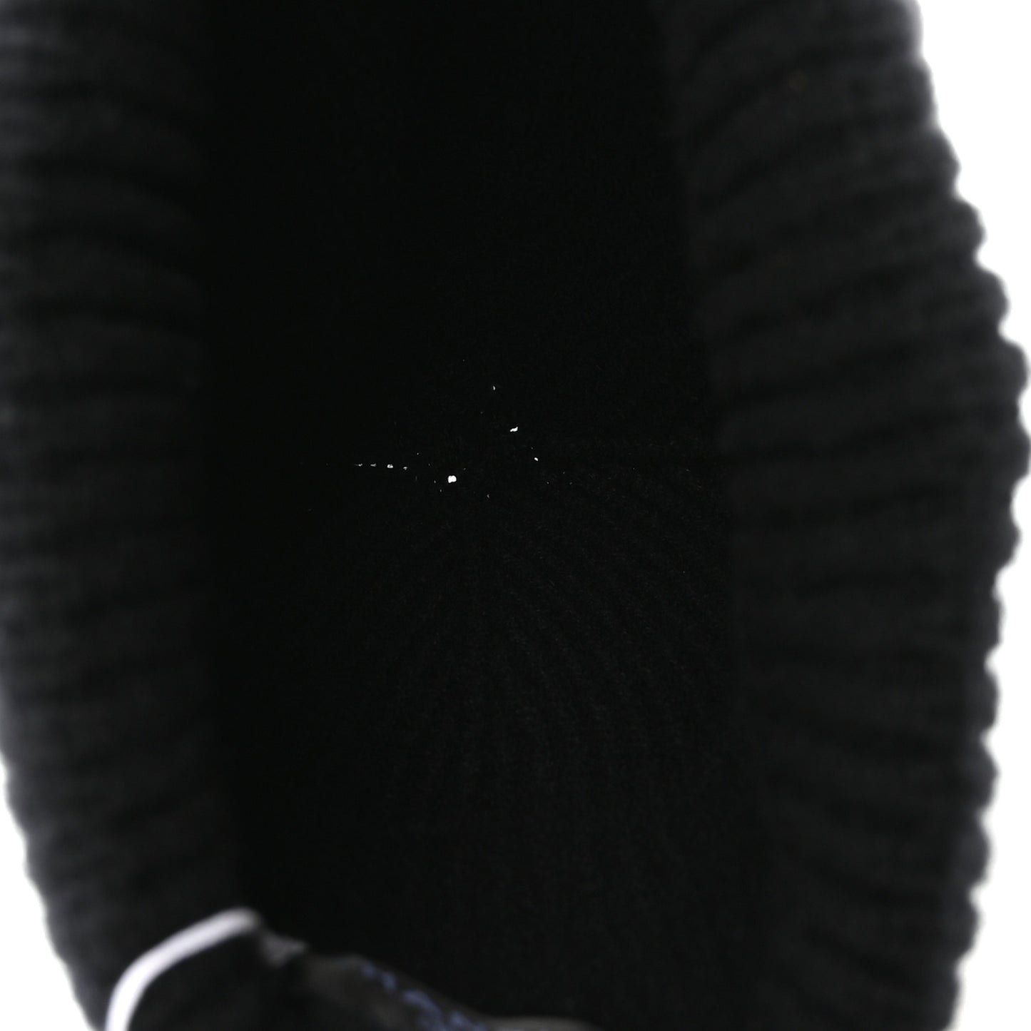 Cashmere CC Beanie Hat Black Ecru