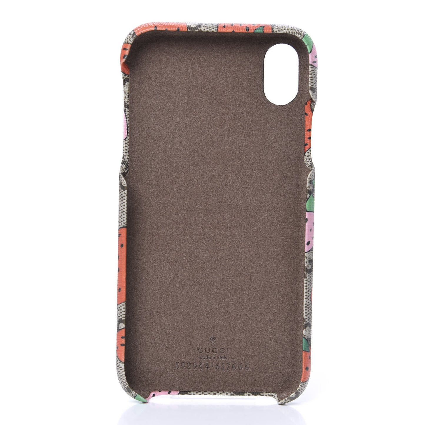 GG Supreme Monogram Strawberry iPhone XR Case