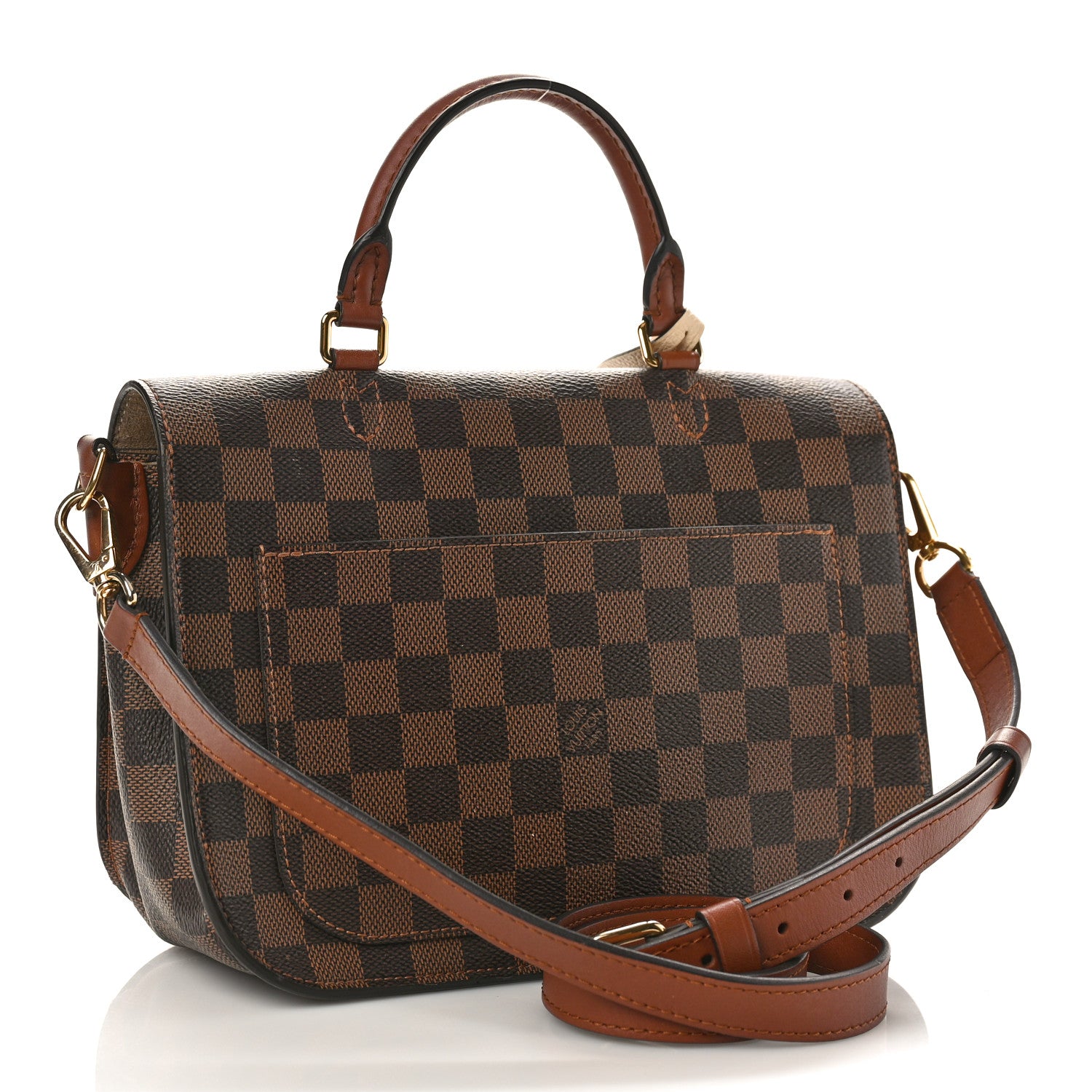 Louis Vuitton Damier Ebene Beaumarchais Creme 2 of 12