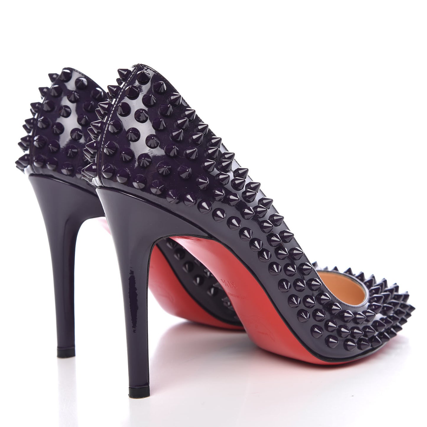 Patent Pigalle Spikes 100 Pumps 37.5 Iris