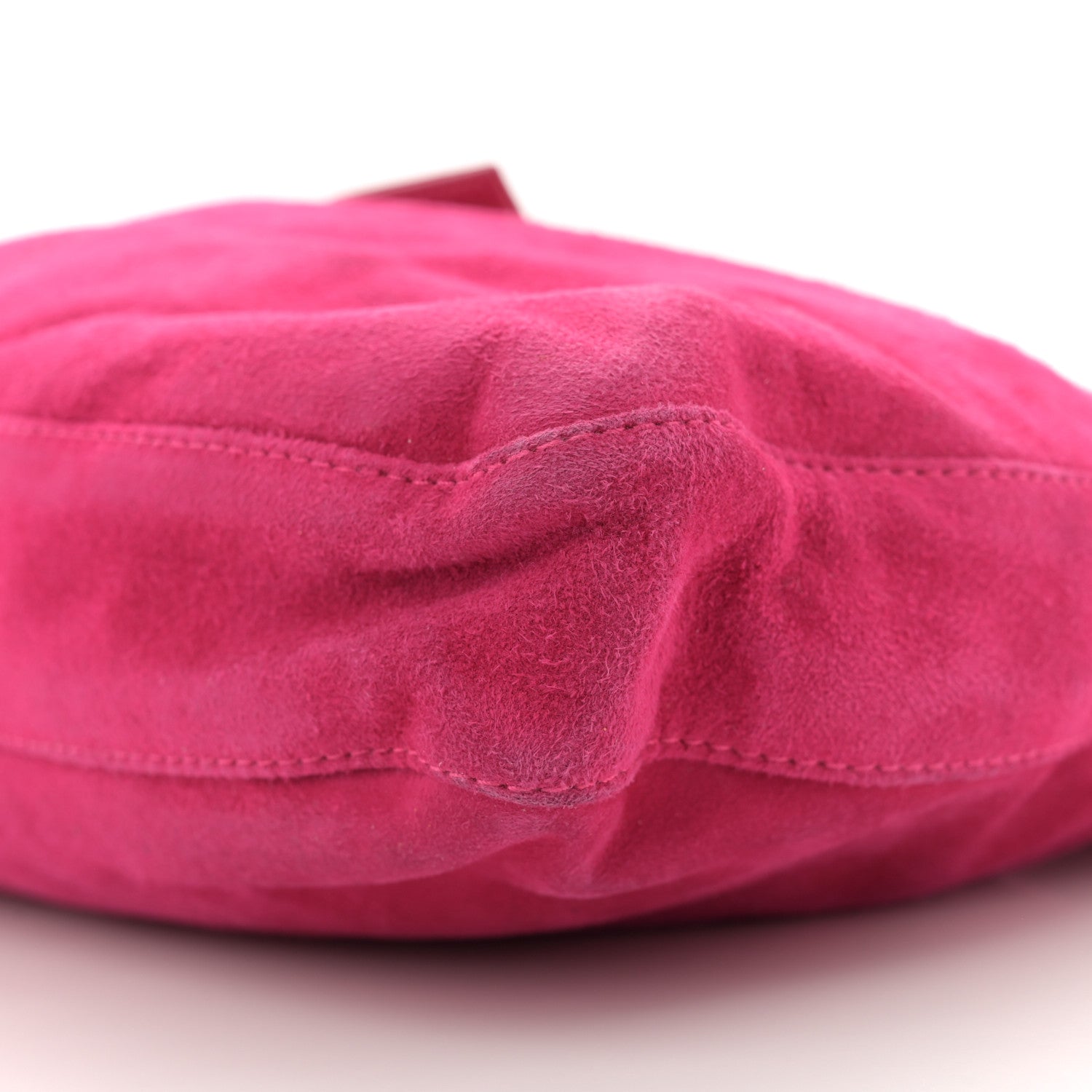 Fendi Suede Shoulder Bag Fuchsia 11 of 12