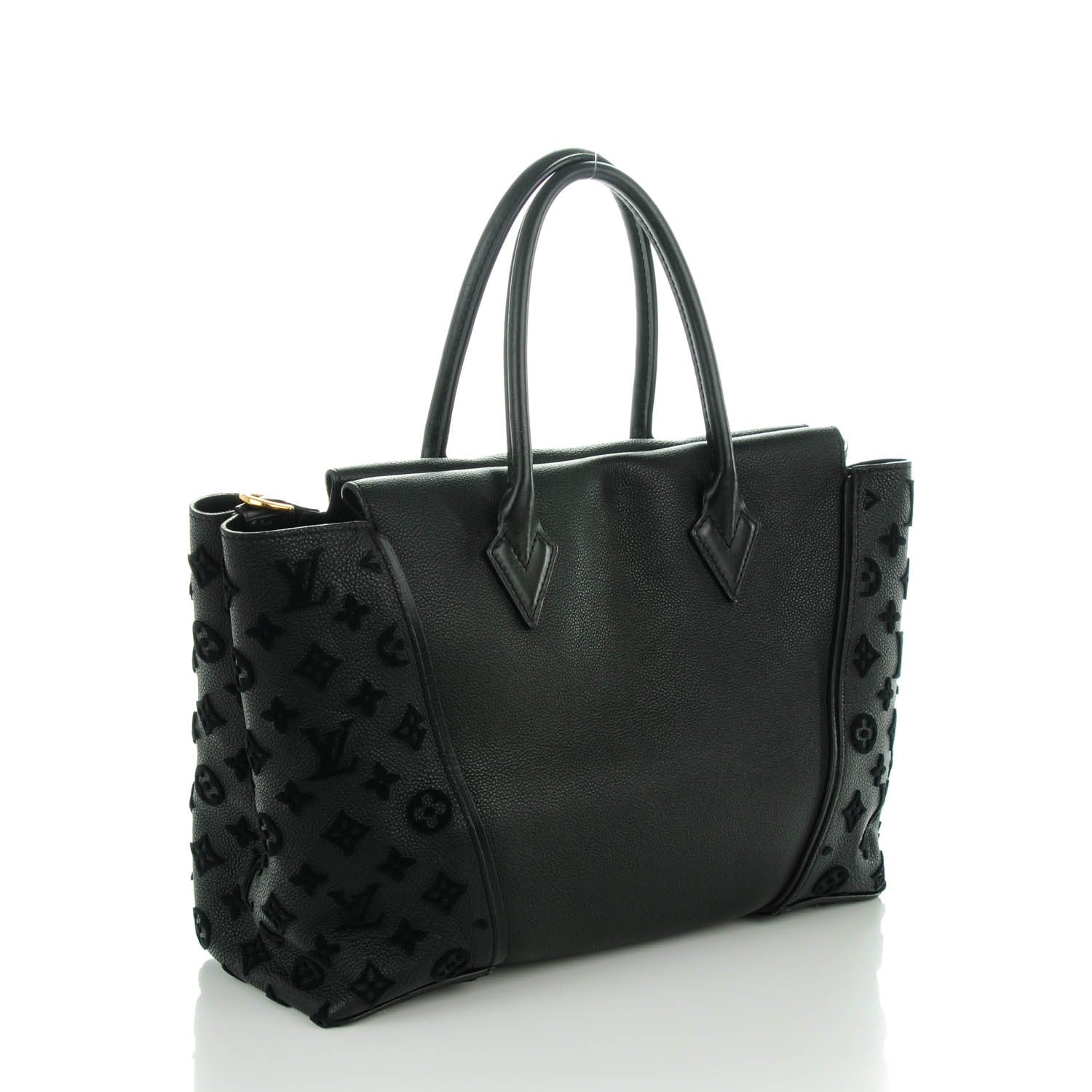 Louis Vuitton Veau Cachemire Tote W PM Black 3 of 6