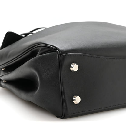 Balenciaga Natural Smooth Calfskin Medium Rodeo Top Handle Handbag Black Black 8 of 9