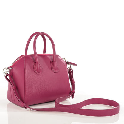 Givenchy Sugar Goatskin Mini Antigona Magenta 3 of 9