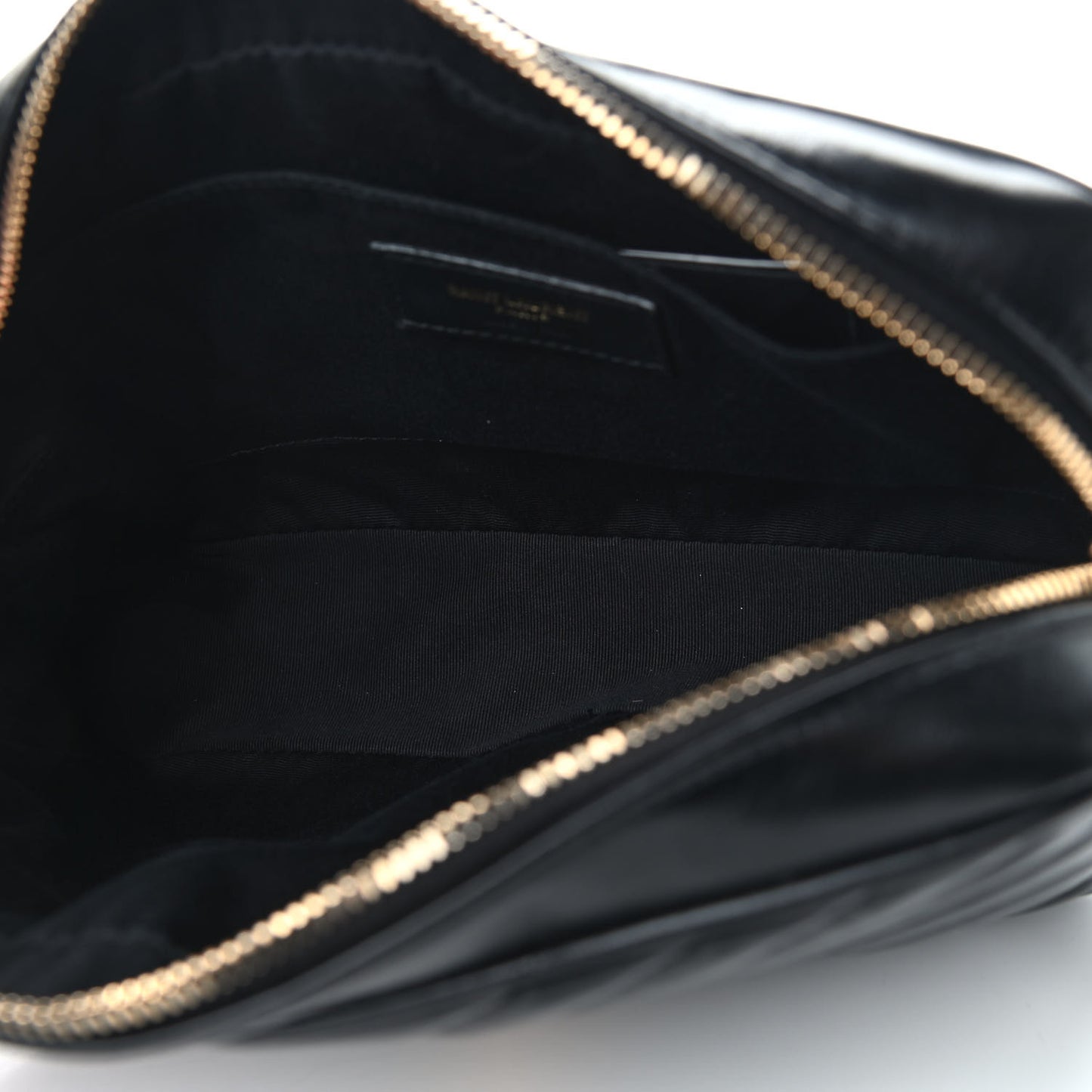Calfskin Matelasse Monogram Lou Camera Bag Black