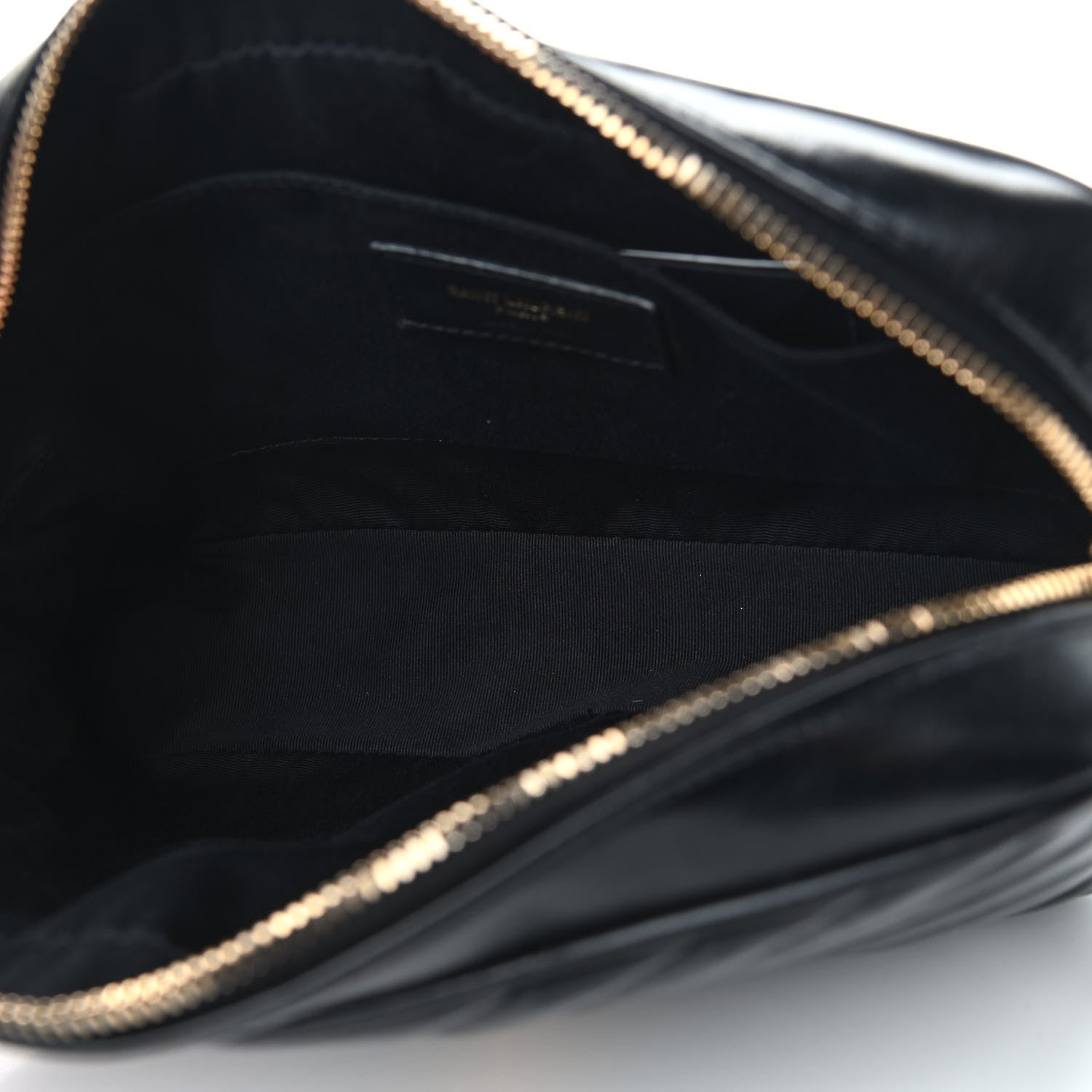 Saint Laurent Calfskin Matelasse Monogram Lou Camera Bag Black 5 of 9