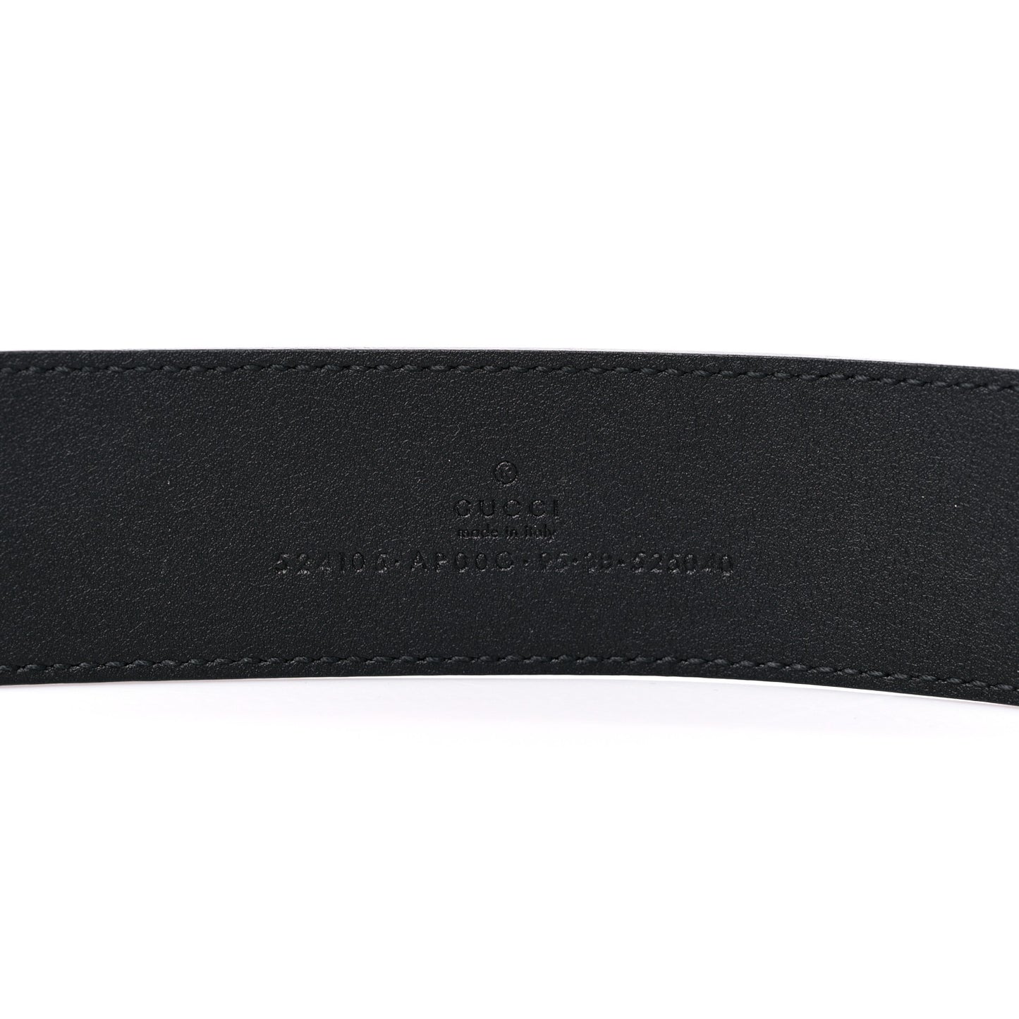 Moon Calfskin Torchon Double G 40mm Belt 95 38 Black