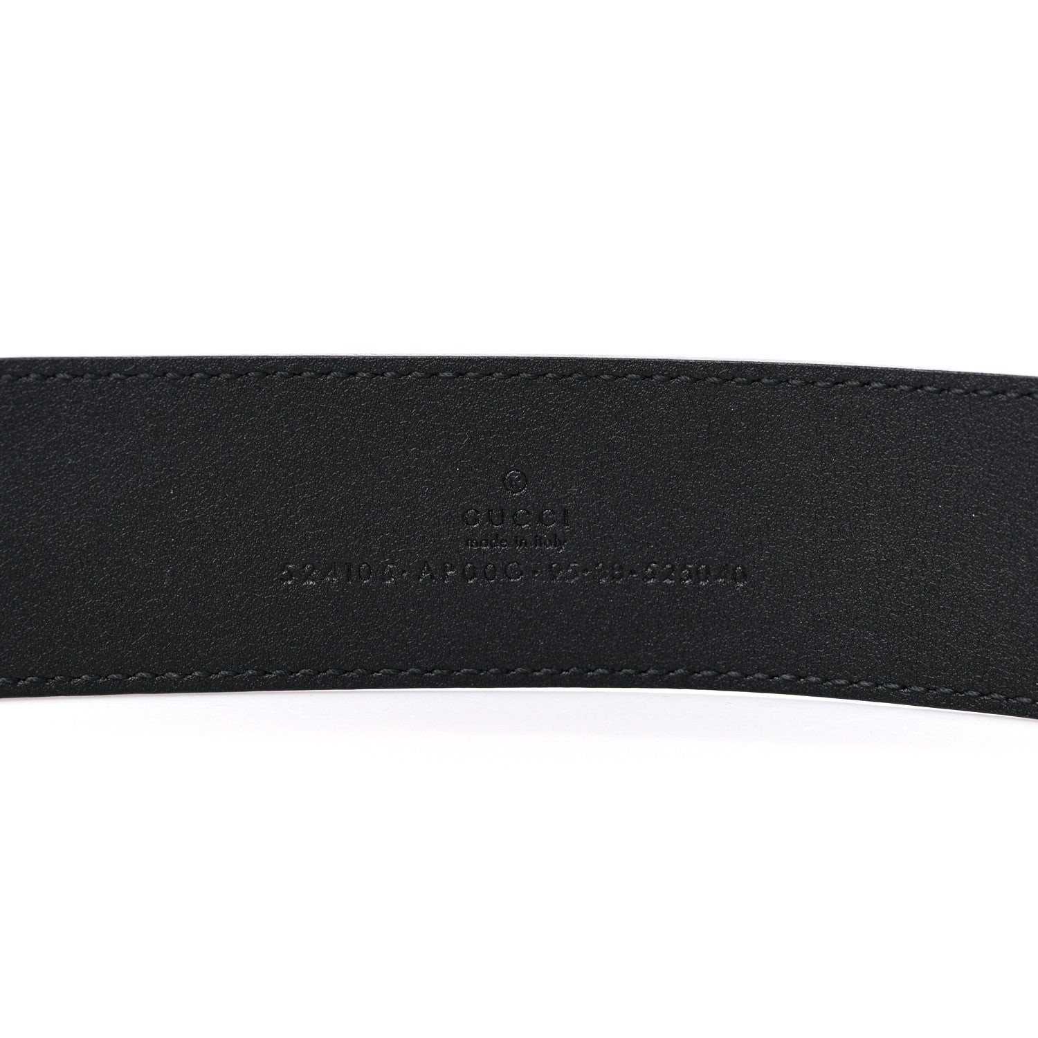 Gucci Moon Calfskin Torchon Double G 40mm Belt 95 38 Black 3 of 7