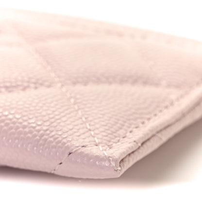 Chanel Caviar Quilted Card Holder Light Pink 10 of 11