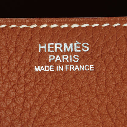 Hermes Taurillon Clemence Lindy 34 Gold 6 of 10