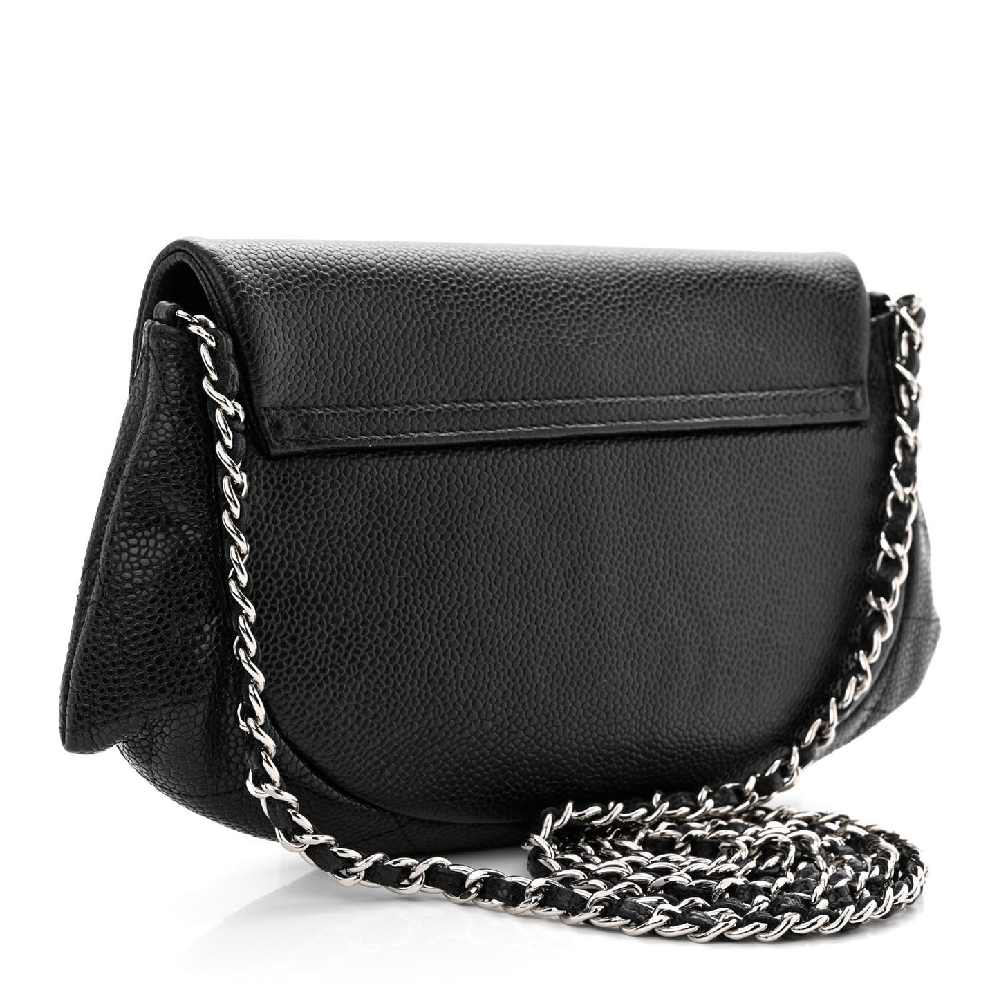 Caviar Half Moon Wallet On Chain WOC Black