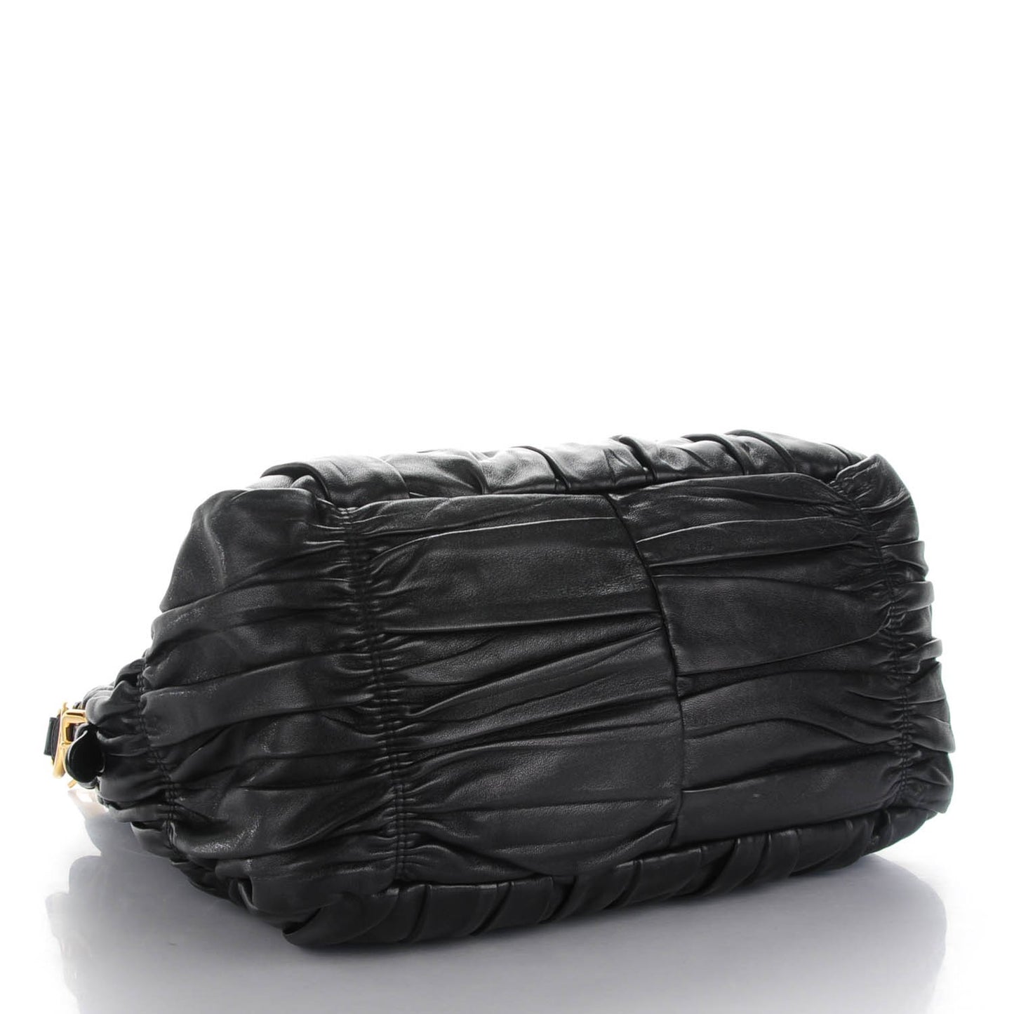 Nappa Gaufre Tote Nero Black