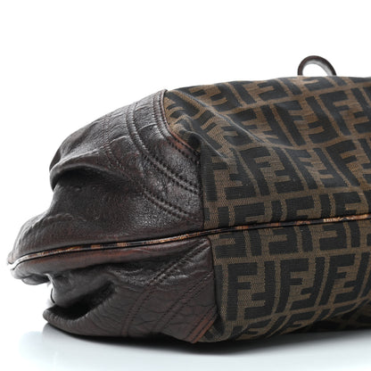 Fendi Zucca Nappa Nuvolata Vitello Tortuga Spy Tobacco Moro 11 of 12