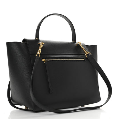 Celine Grained Calfskin Mini Belt Bag Black 3 of 9