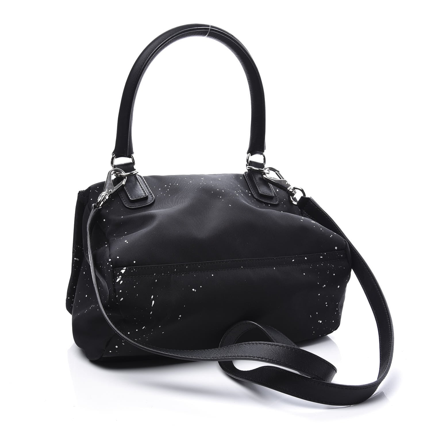 Givenchy Nylon Stencil Small Pandora Black White 2 of 10
