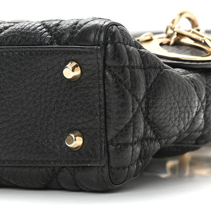 Christian Dior Calfskin Cannage Mini Lady Dior Black 17 of 17