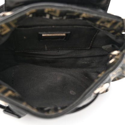 Fendi Zucca Mini Shoulder Bag Black 5 of 13