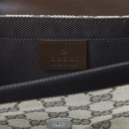 Gucci Monogram Pochette Flap Brown 8 of 10