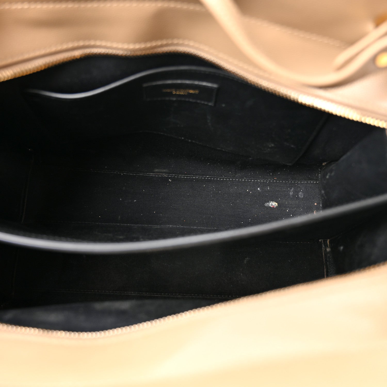 Saint Laurent Grain De Poudre Medium Uptown Tote Dark Latte 5 of 13