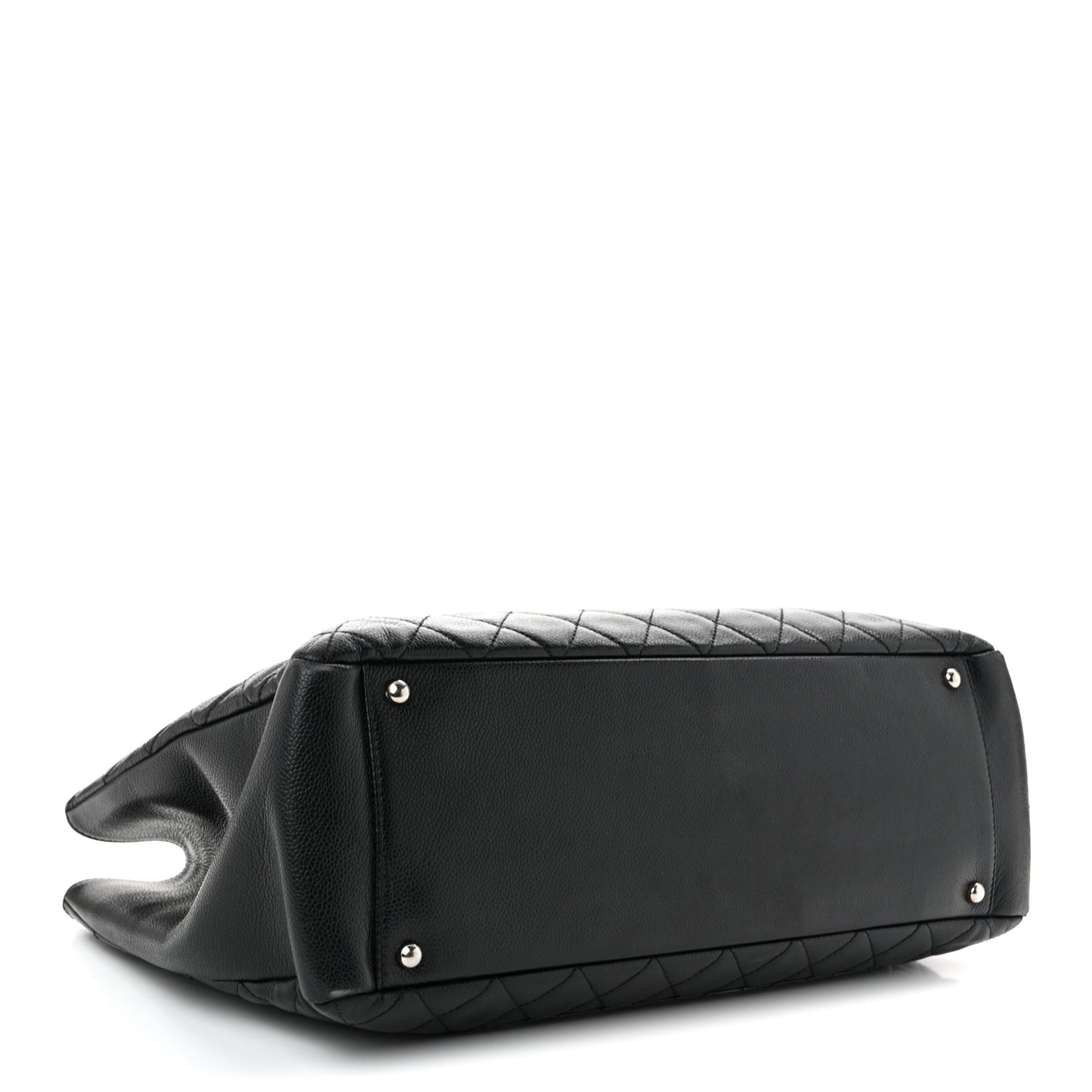 Caviar Quilted XL Grand Shopping Tote GST Black