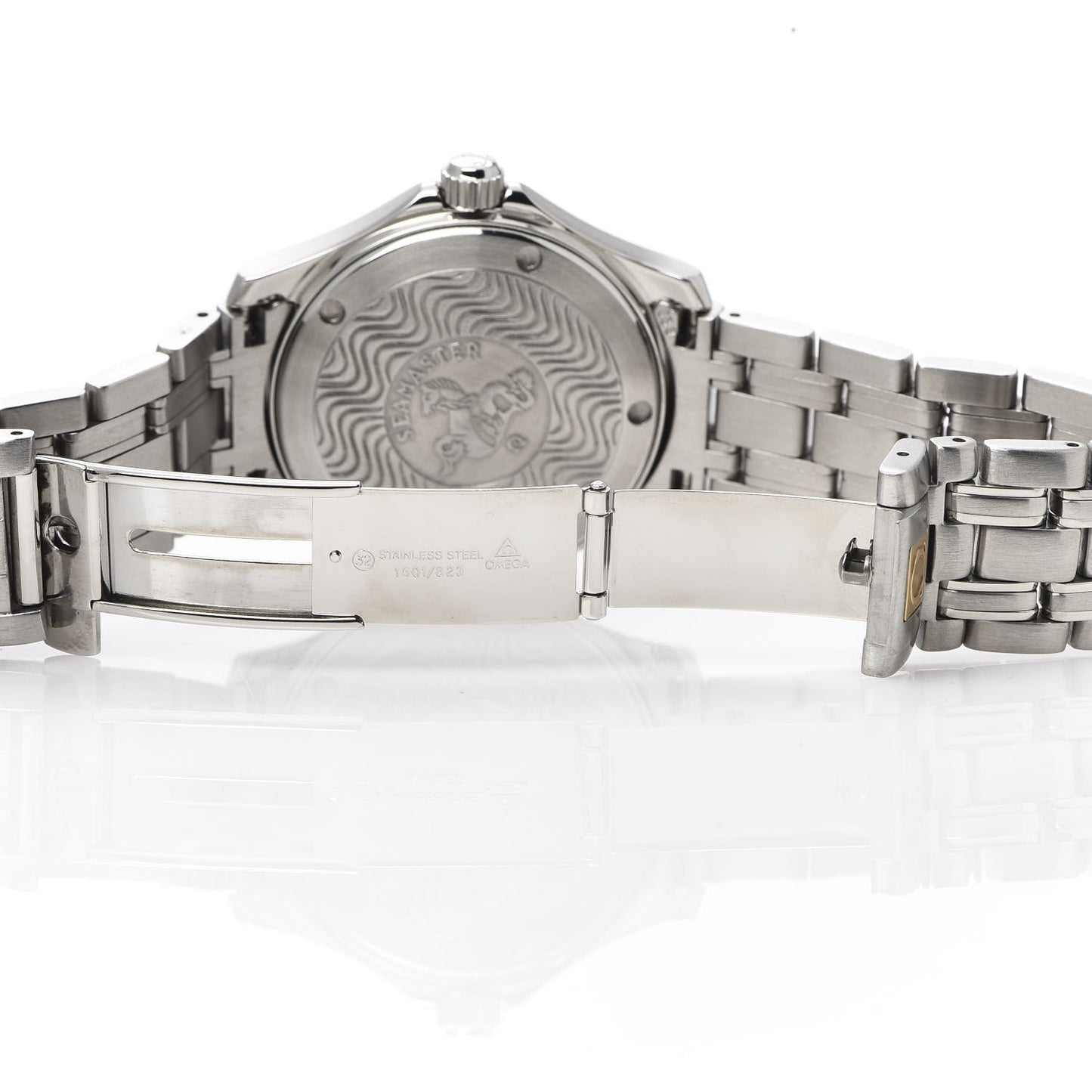 Stainless Steel 36mm Seamaster Quartz Watch White 2511.21