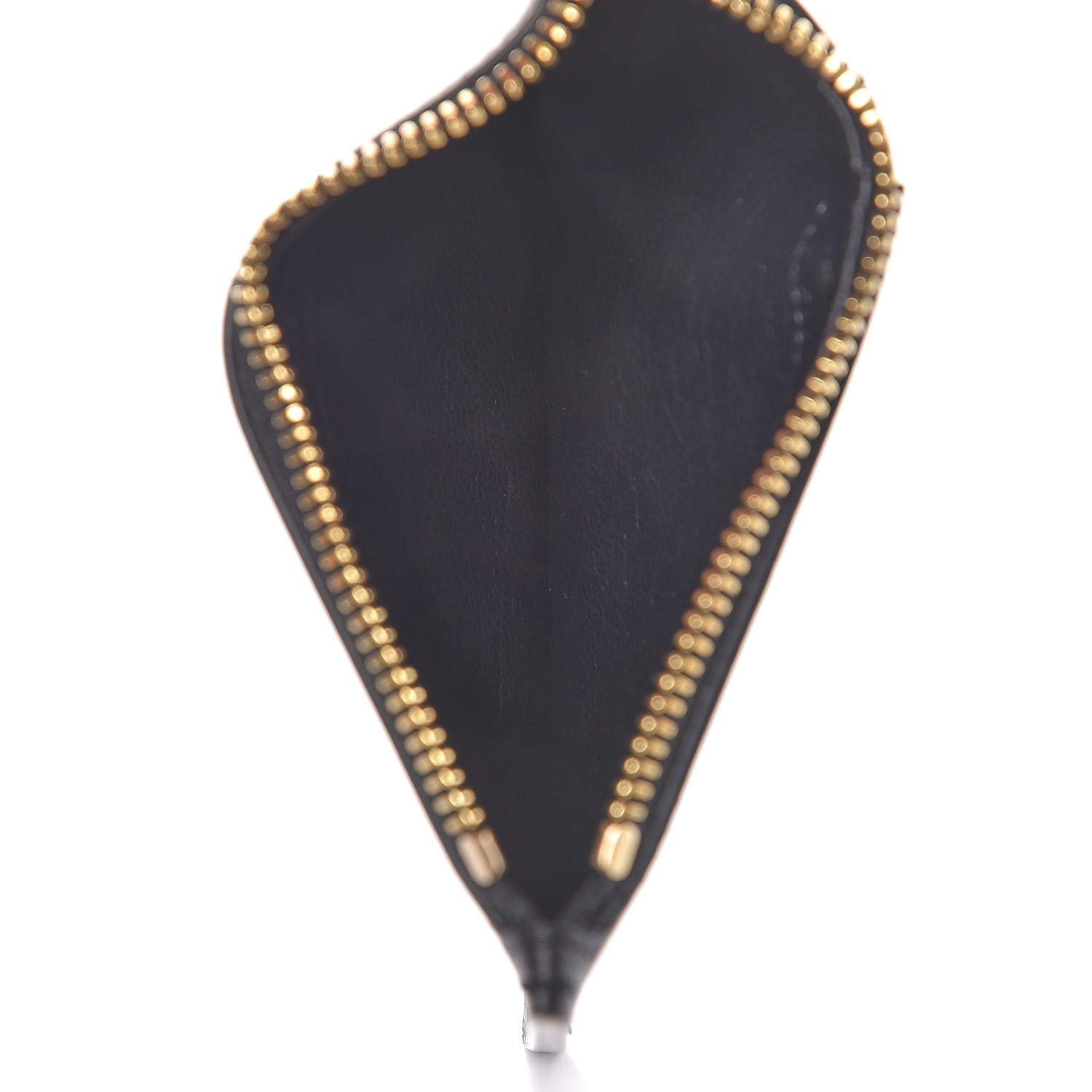 Saint Laurent Calfskin 5 Fragments Zip Pouch Card Holder Black 5 of 10