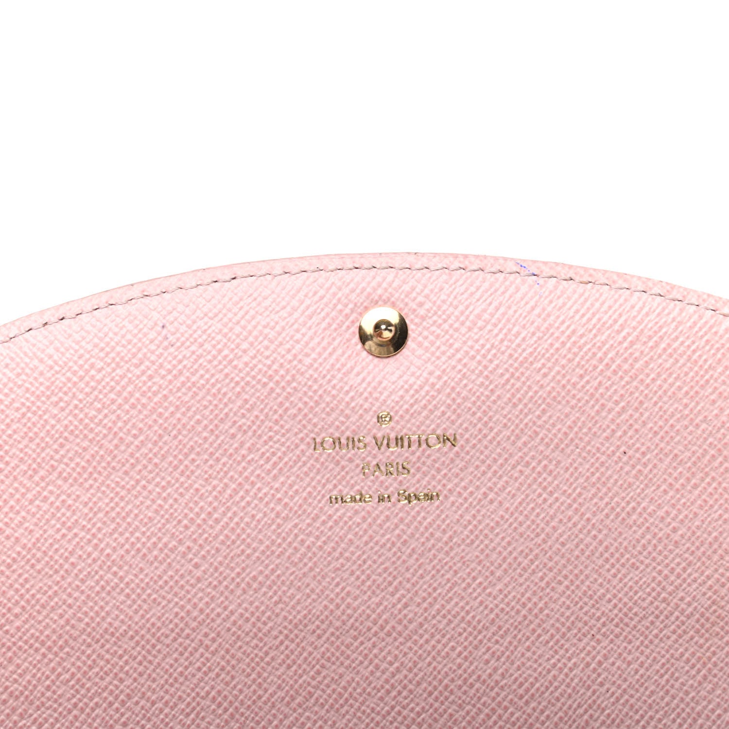 Louis Vuitton Damier Ebene Caissa Wallet Rose Ballerine 6 of 6