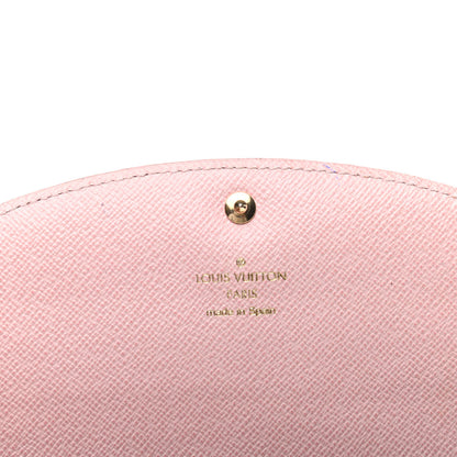 Louis Vuitton Damier Ebene Caissa Wallet Rose Ballerine 6 of 6