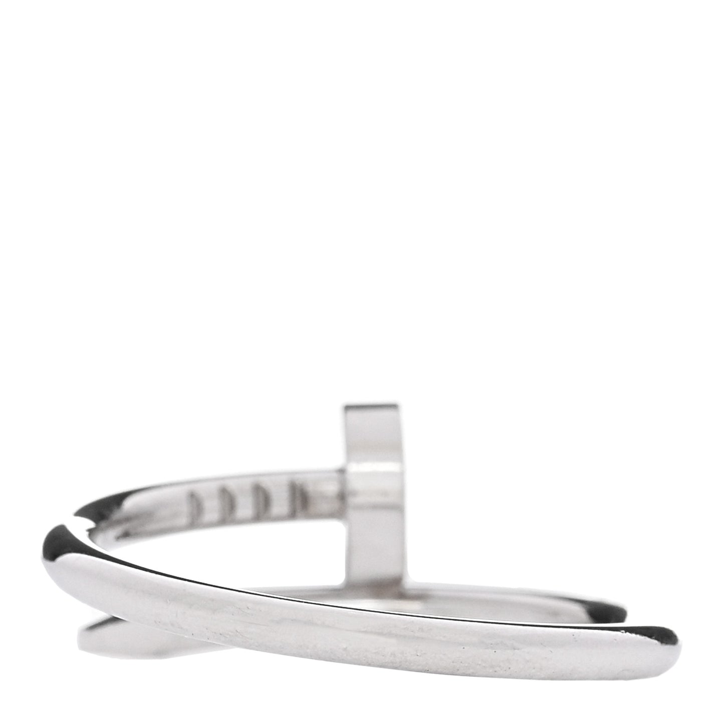 18K White Gold Small Juste Un Clou Ring 51 5.75