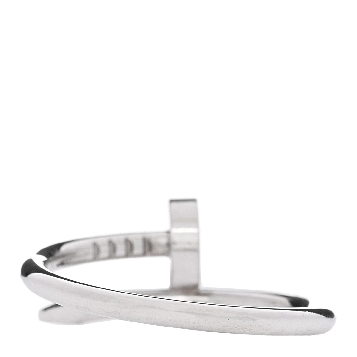Cartier 18K White Gold Small Juste Un Clou Ring 51 5.75 3 of 5