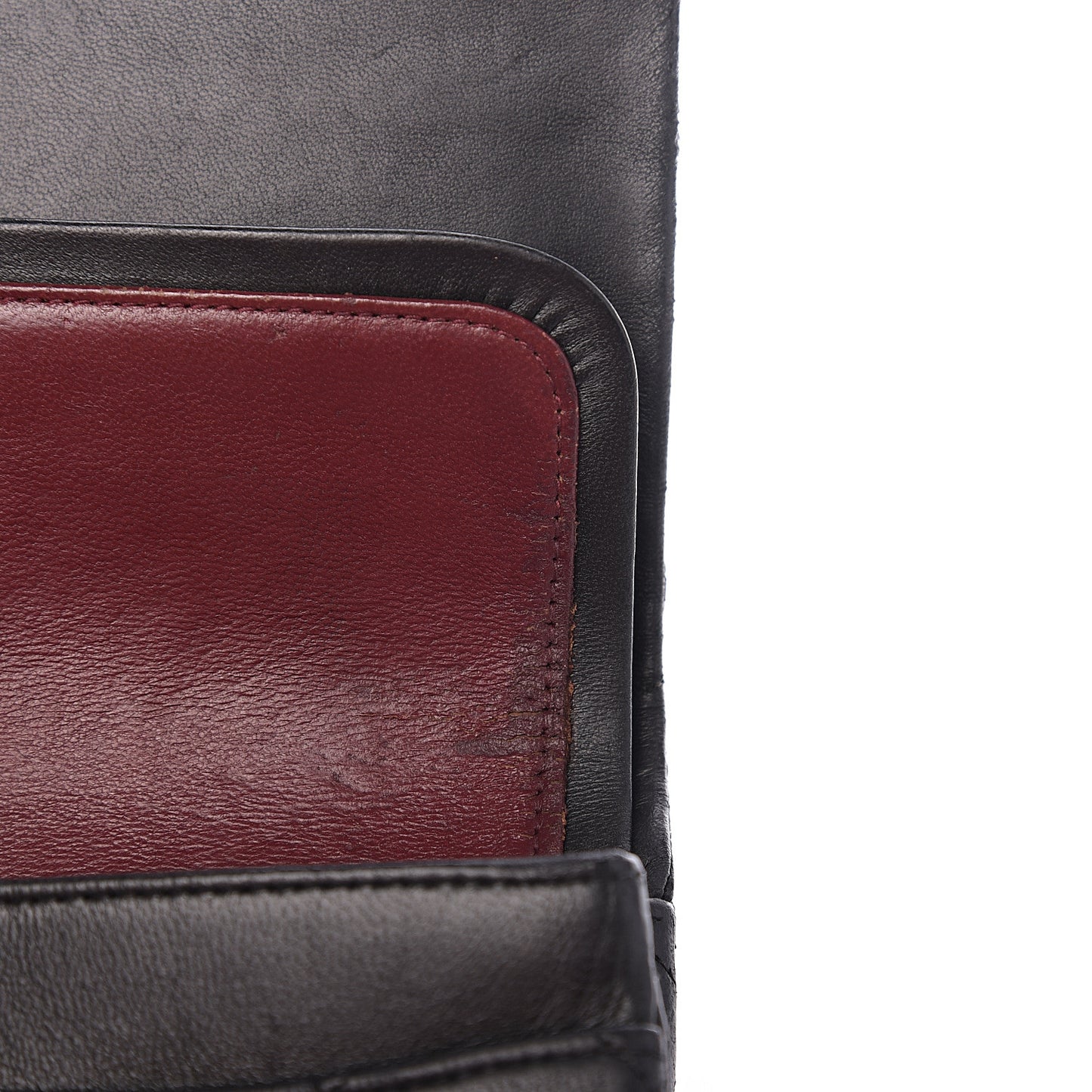 Lambskin Quilted Small Double Flap Black