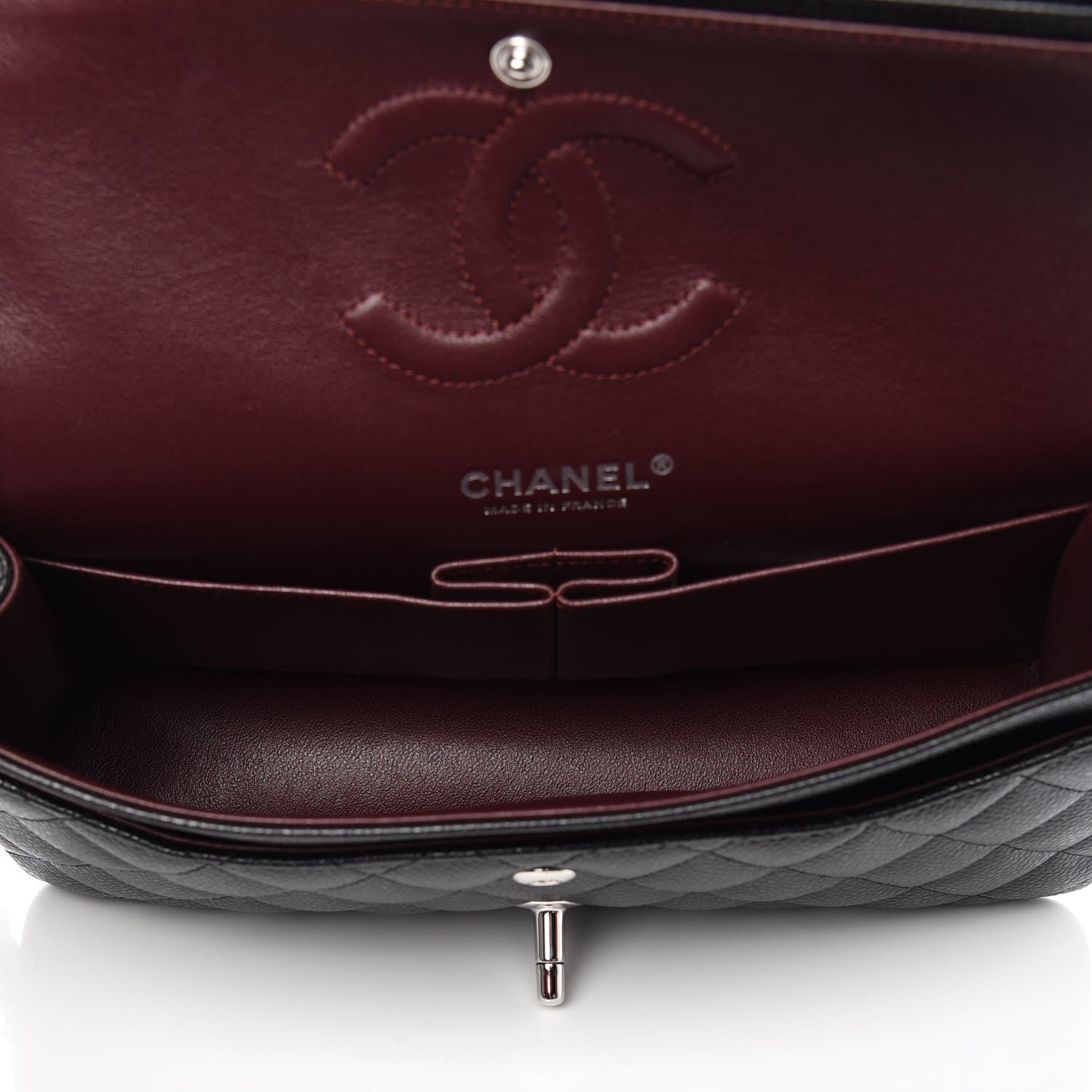 Chanel Caviar Quilted Medium Double Flap Black 5 of 8