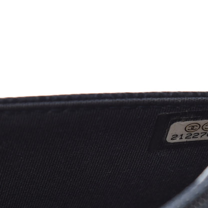 Chanel Caviar Timeless CC Wallet On Chain WOC Navy Blue 9 of 20