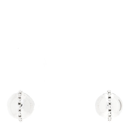 Tiffany Sterling Silver HardWear Bolt Ball Earrings 1 of 4