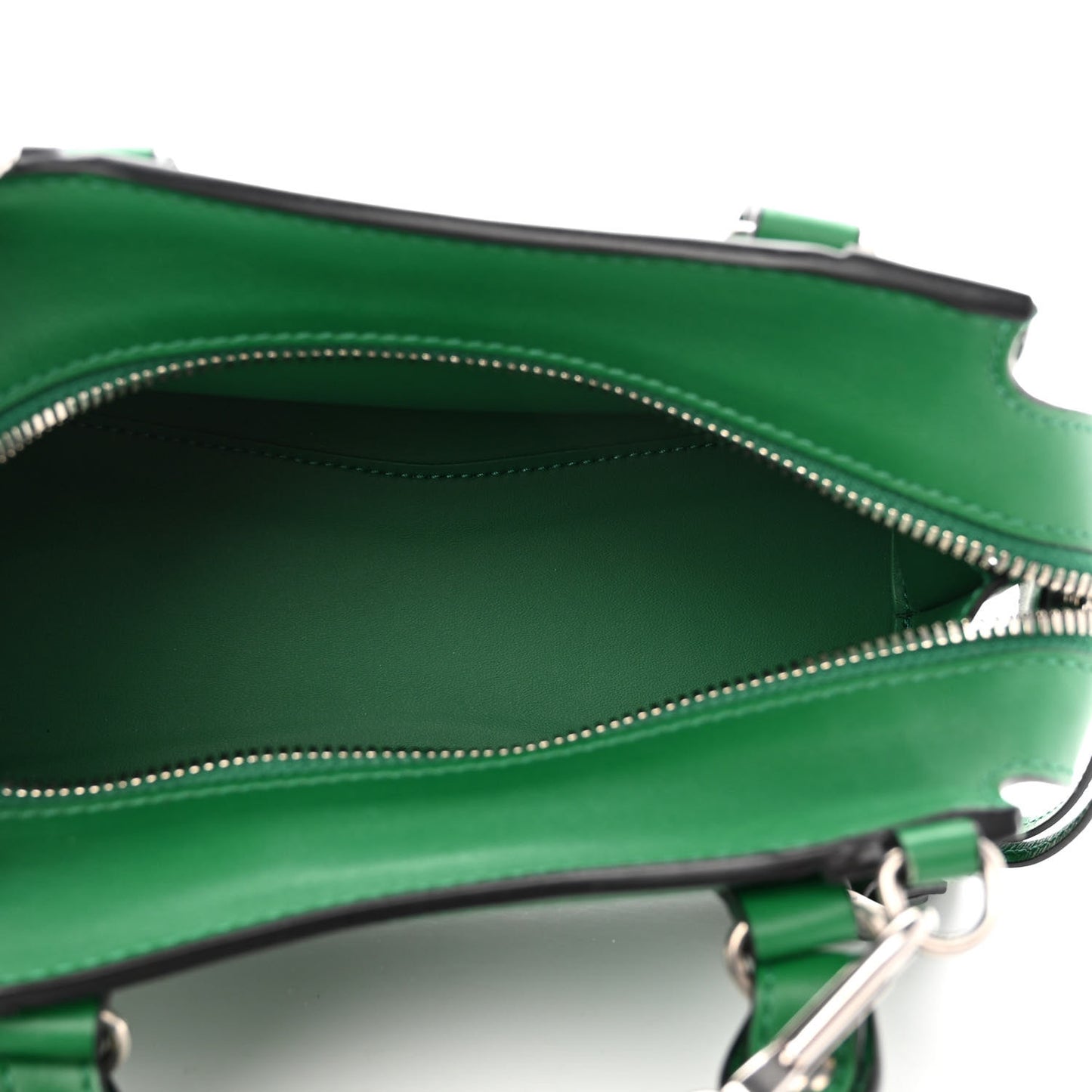 Smooth Calfskin Neo Classic Silver Hardware Mini City Grass Green