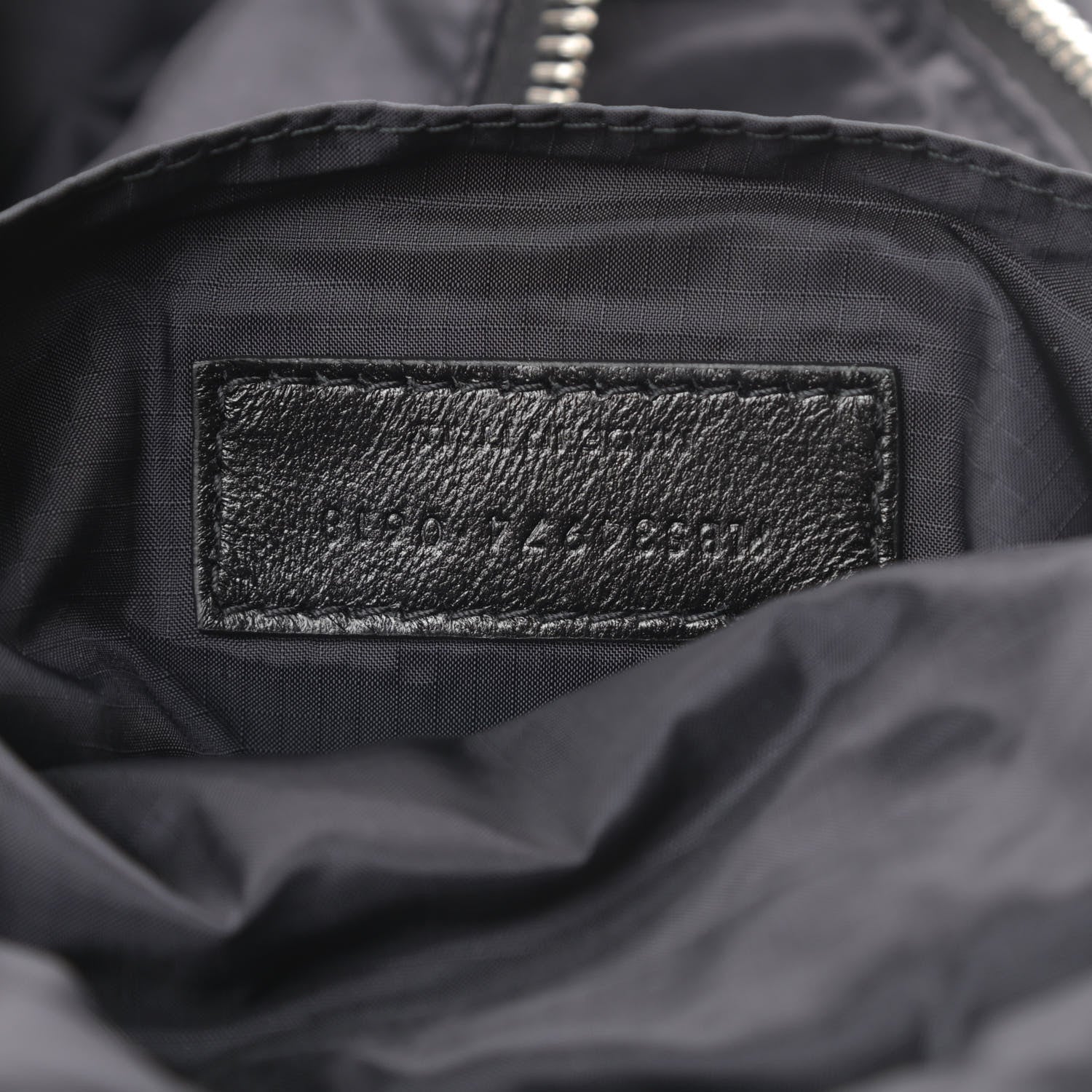 Saint Laurent Nylon City Fold Up Backpack Belt Bag Black 11 of 16